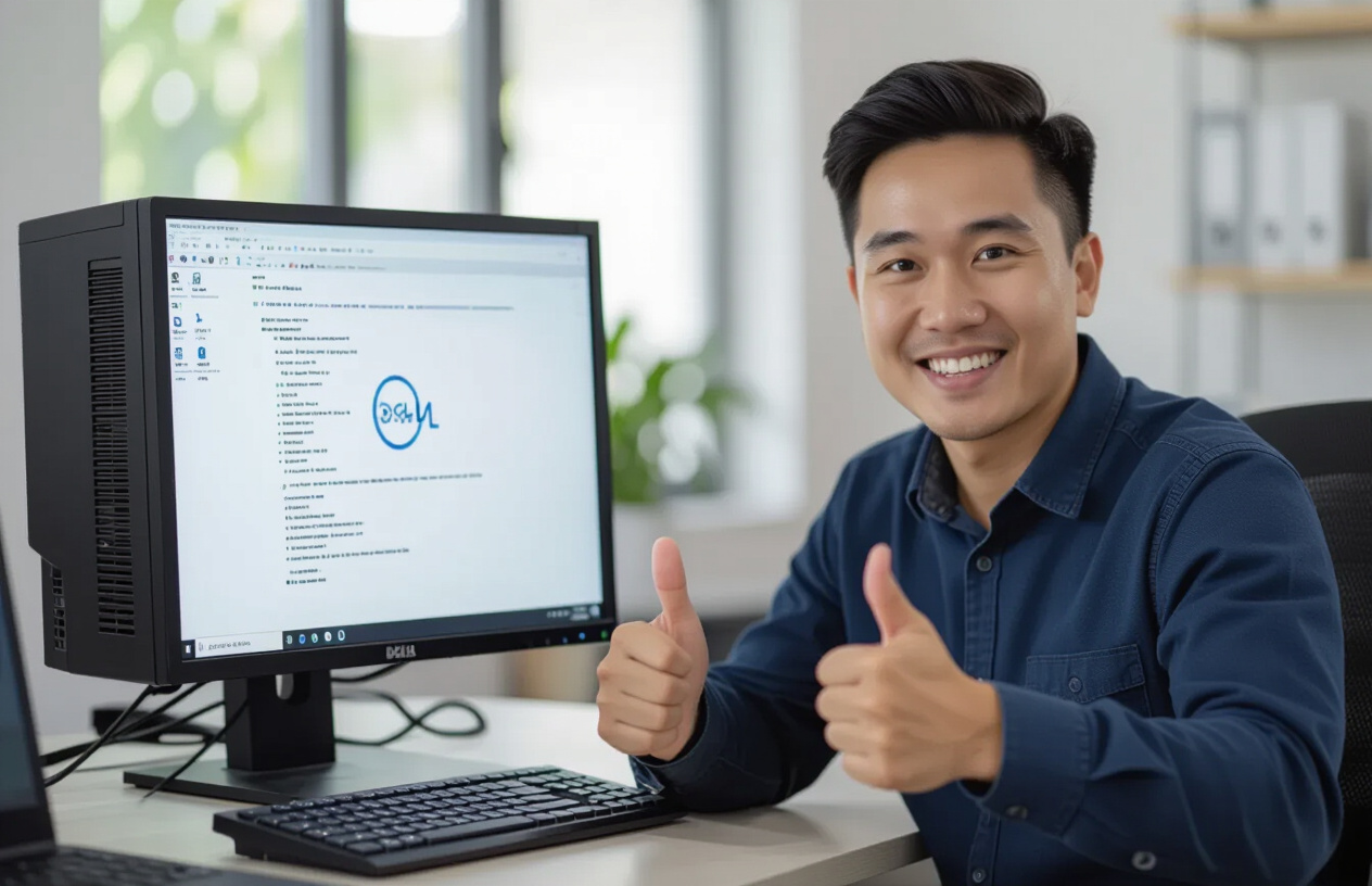 Khách Hàng Hài Lòng Với Dịch Vụ Vệ Sinh Máy Tính Tại Bến Tre