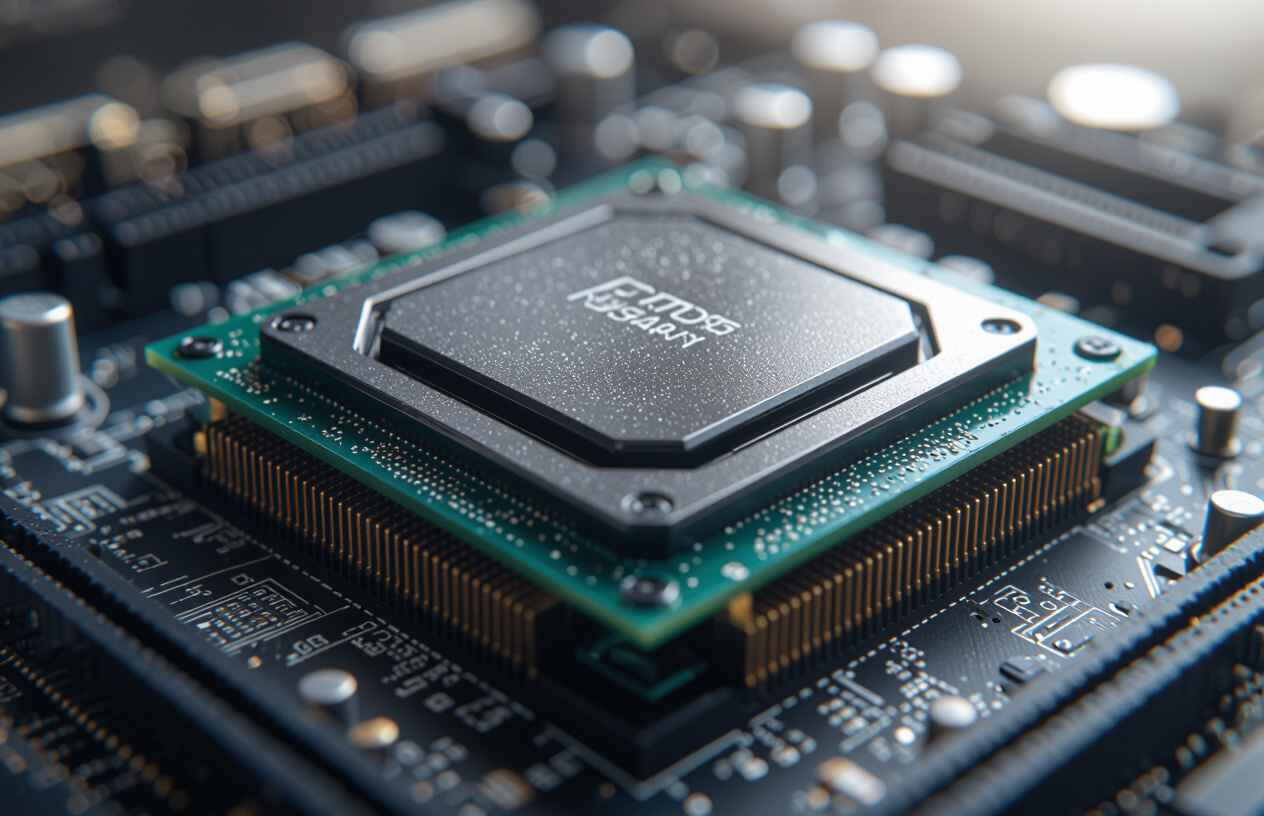 Cpu Sau Khi Được Vệ Sinh Sạch Sẽ Và Tra Keo Tản Nhiệt Mới, Sáng Bóng, Sẵn Sàng Hoạt Động Hiệu Quả.