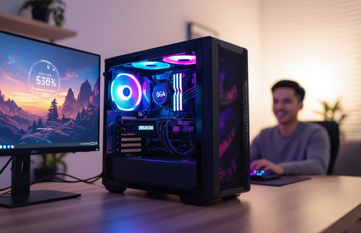 Hình Ảnh Minh Họa Pc Hoạt Động Ổn Định Và Mát Mẻ Sau Khi Được Vệ Sinh Tản Nhiệt Nước Định Kỳ Tại Bến Tre.