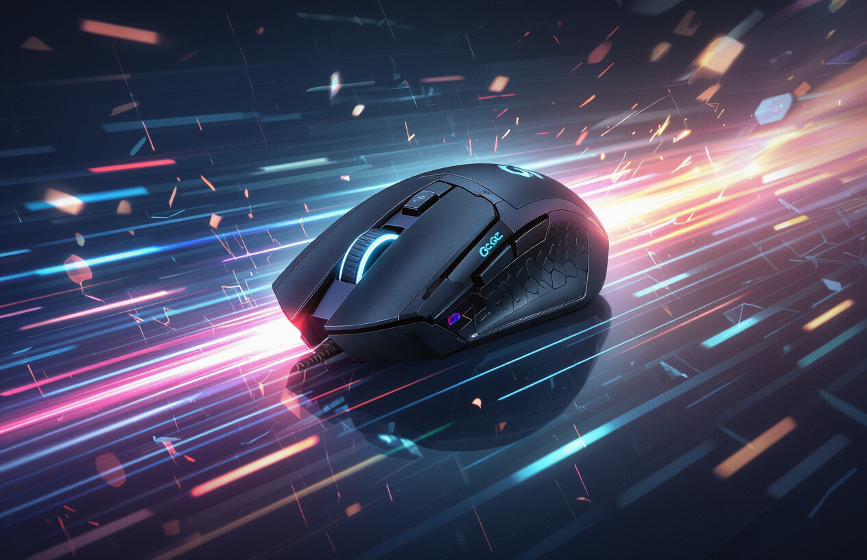 Biểu Tượng Tốc Độ Và Độ Chính Xác Của Chuột Logitech G402, Minh Họa Hiệu Năng Hyperion Fury.