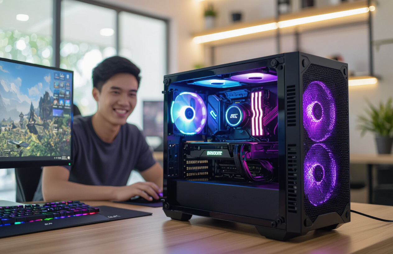 Máy Tính Chơi Game Hoạt Động Mát Mẻ Nhờ Tản Nhiệt Tốt Tại Bến Tre.