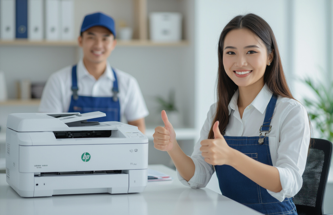 Khách Hàng Hài Lòng Với Dịch Vụ Bơm Mực Máy In Của Máy Tính Bến Tre