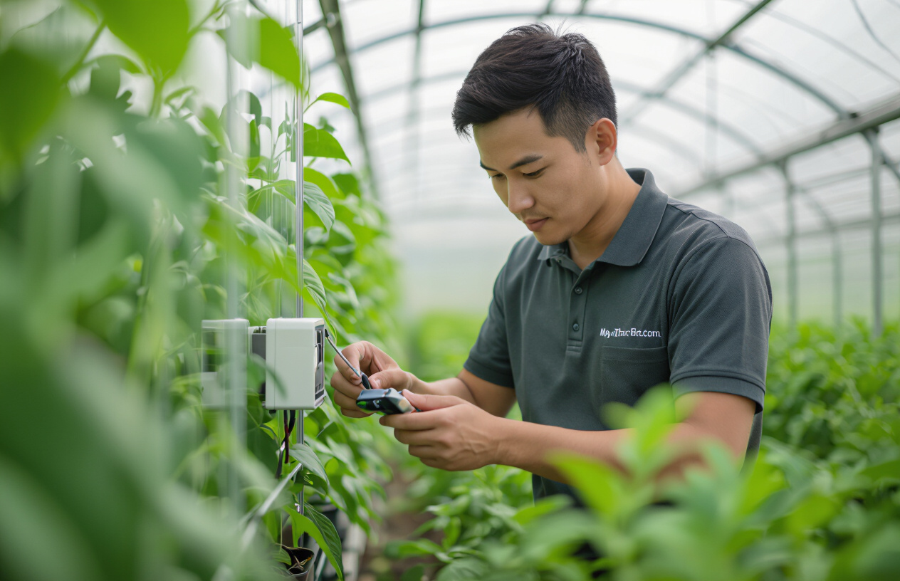 Kỹ Thuật Viên Máy Tính Bến Tre Lắp Đặt Cảm Biến Trong Nhà Kính