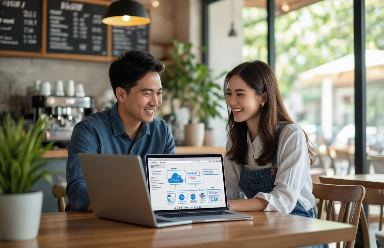 Nhân Viên Máy Tính Bến Tre Tư Vấn Cấu Hình Wifi Marketing Cho Chủ Quán Cafe Tại Phú Túc, Bến Tre.
