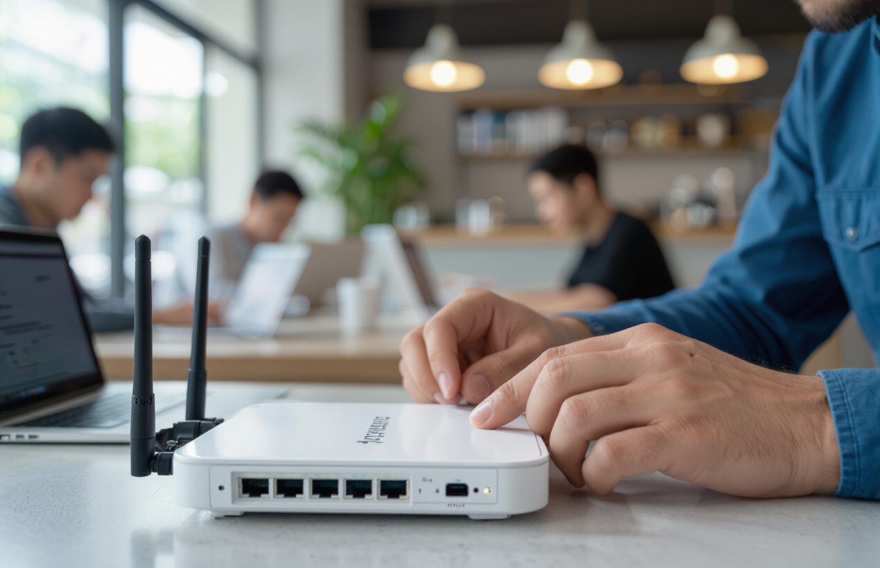 Kỹ Thuật Viên Máy Tính Bến Tre Cấu Hình Wifi Tp-Link Cho Quán Cafe