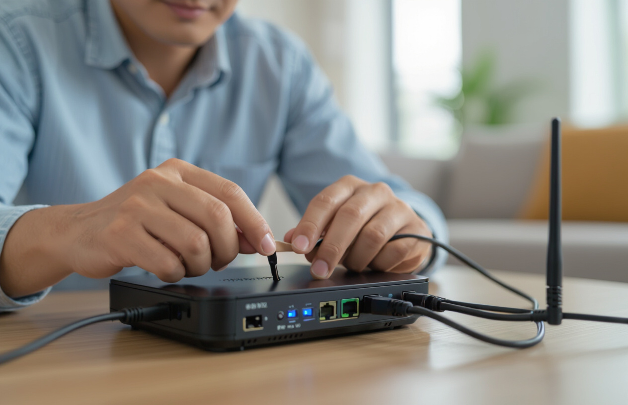 Người Dùng Kiểm Tra Router Wifi Và Các Kết Nối Mạng.