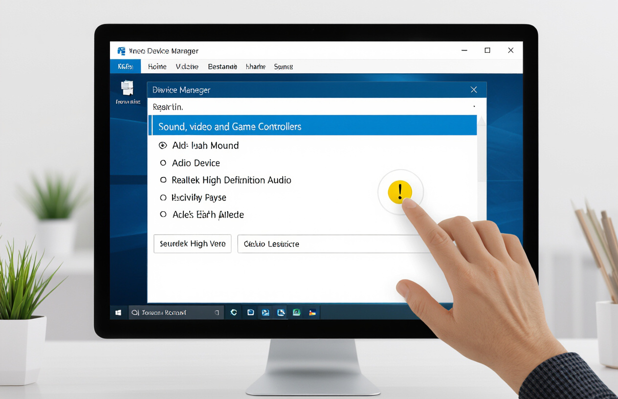 Kiểm Tra Driver Âm Thanh Trong Device Manager Trên Máy Tính, Biểu Tượng Dấu Chấm Than