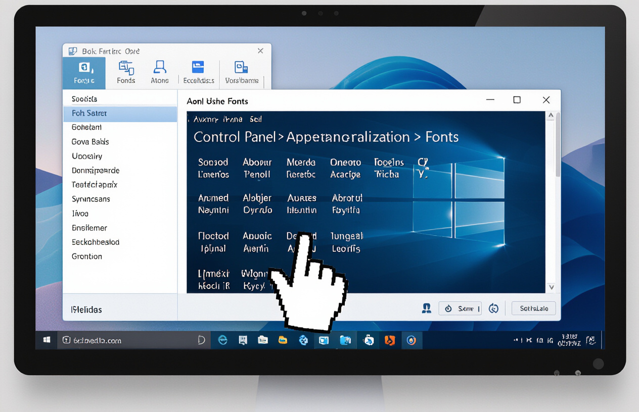 Giao Diện Thư Mục Fonts Trên Máy Tính Windows, Hướng Dẫn Cách Quản Lý Và Gỡ Font Bị Lỗi