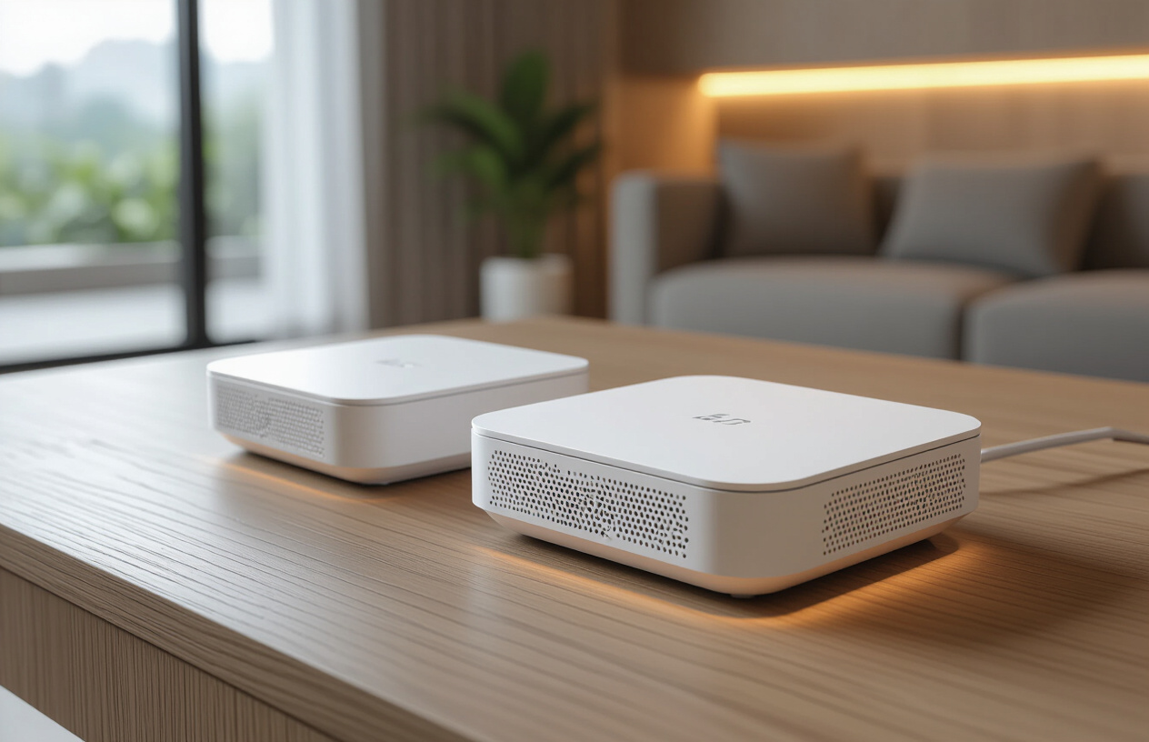 Hệ Thống Wifi Mesh Hiện Đại, Mang Lại Kết Nối Ổn Định Cho Ngôi Nhà.