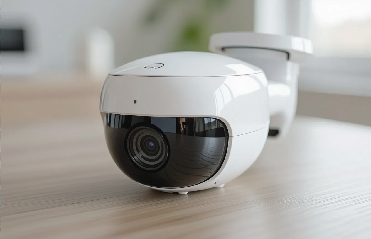 Cận Cảnh Camera An Ninh 360 Độ Hiện Đại Với Góc Nhìn Toàn Cảnh.