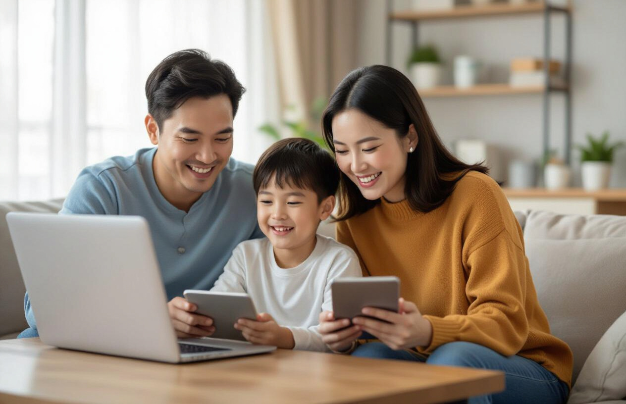 Gia Đình Việt Nam Đang Sử Dụng Internet Mượt Mà Nhờ Router Được Tối Ưu.