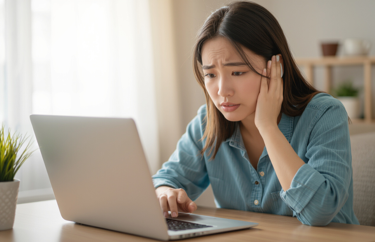 Người Dùng Việt Nam Lo Lắng Nhìn Màn Hình Máy Tính Bị Treo Không Tắt Được.