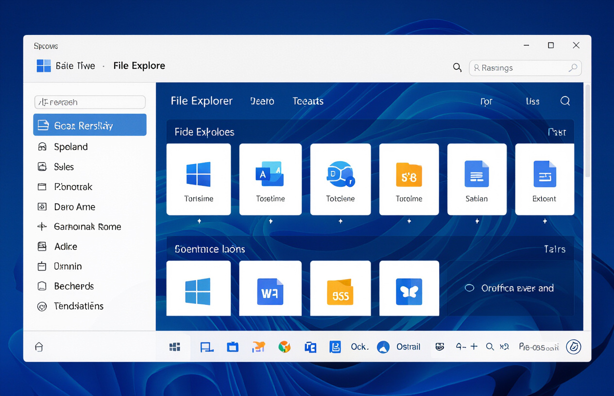 Giao Diện Quản Lý Thư Mục Gọn Gàng Trên Windows 11, Với Các Biểu Tượng Thư Mục Được Sắp Xếp Khoa Học Và Dễ Nhìn.
