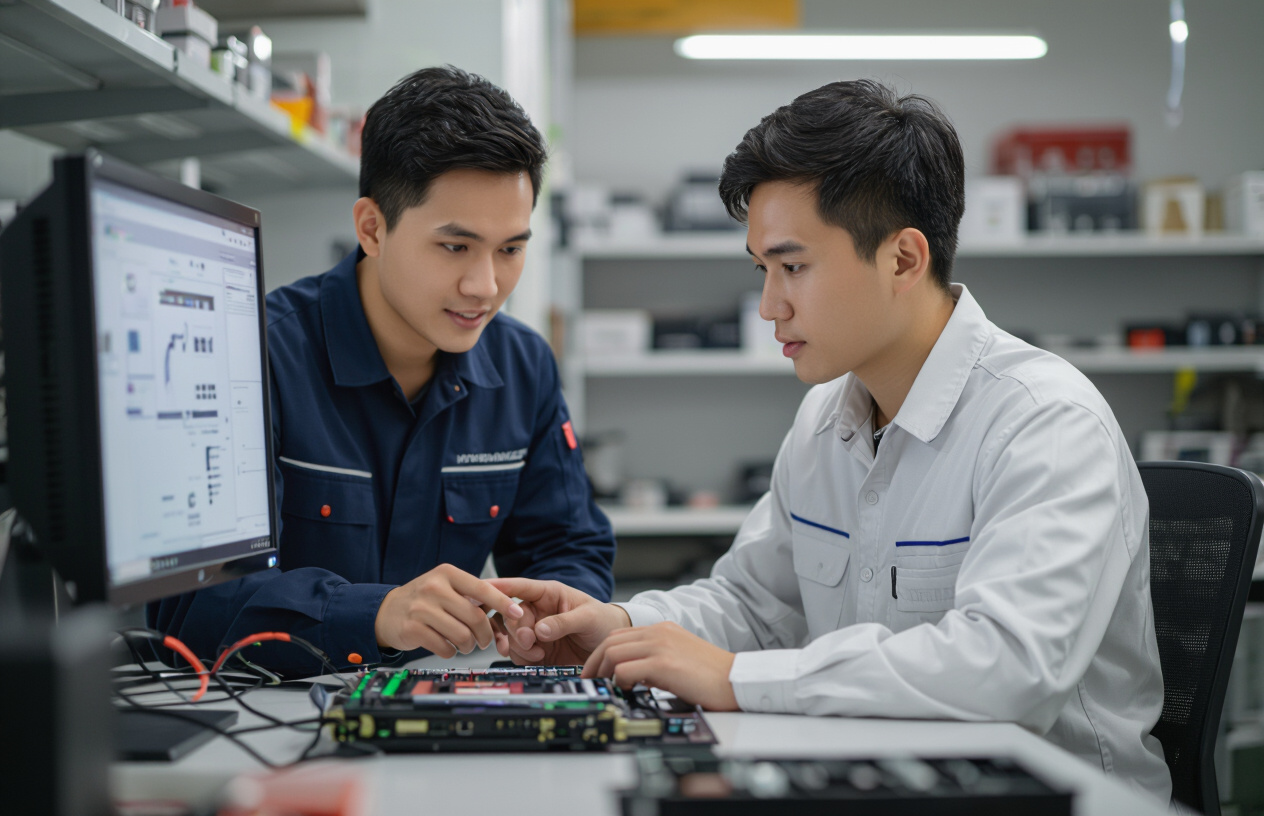 Kỹ Thuật Viên Máy Tính Bến Tre Đang Tư Vấn Cho Khách Hàng Về Nâng Cấp Card Đồ Họa