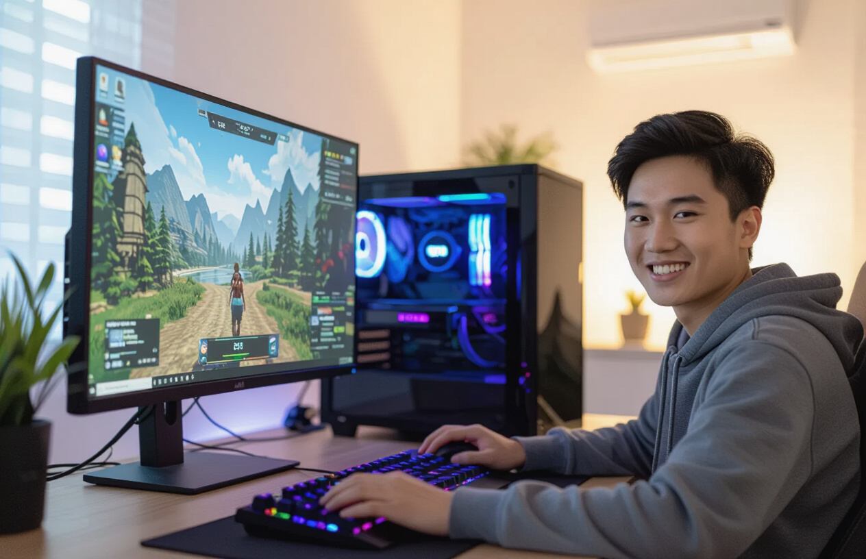 Trải Nghiệm Game Mượt Mà Sau Khi Nâng Cấp Card Đồ Họa Tại Bến Tre.