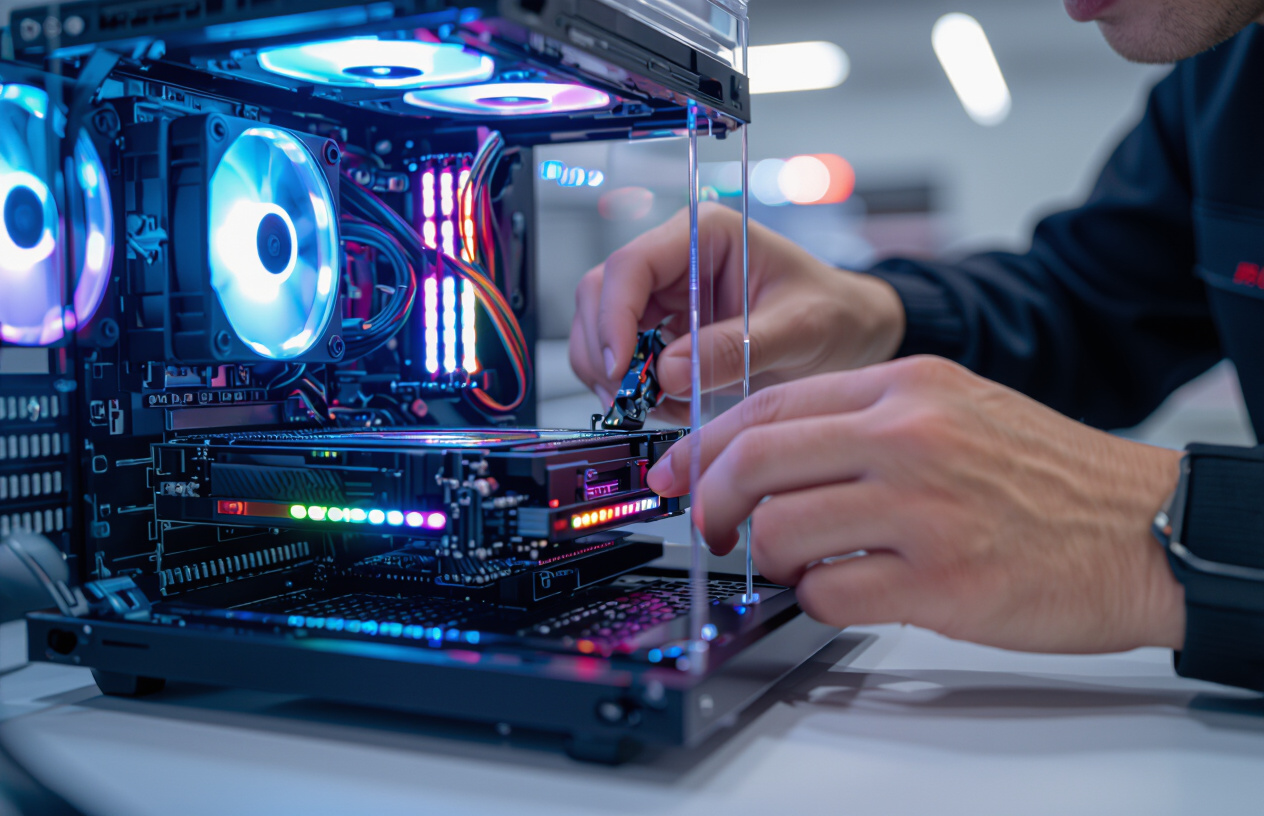 Chuyên Gia Máy Tính Bến Tre Đang Nâng Cấp Linh Kiện Pc