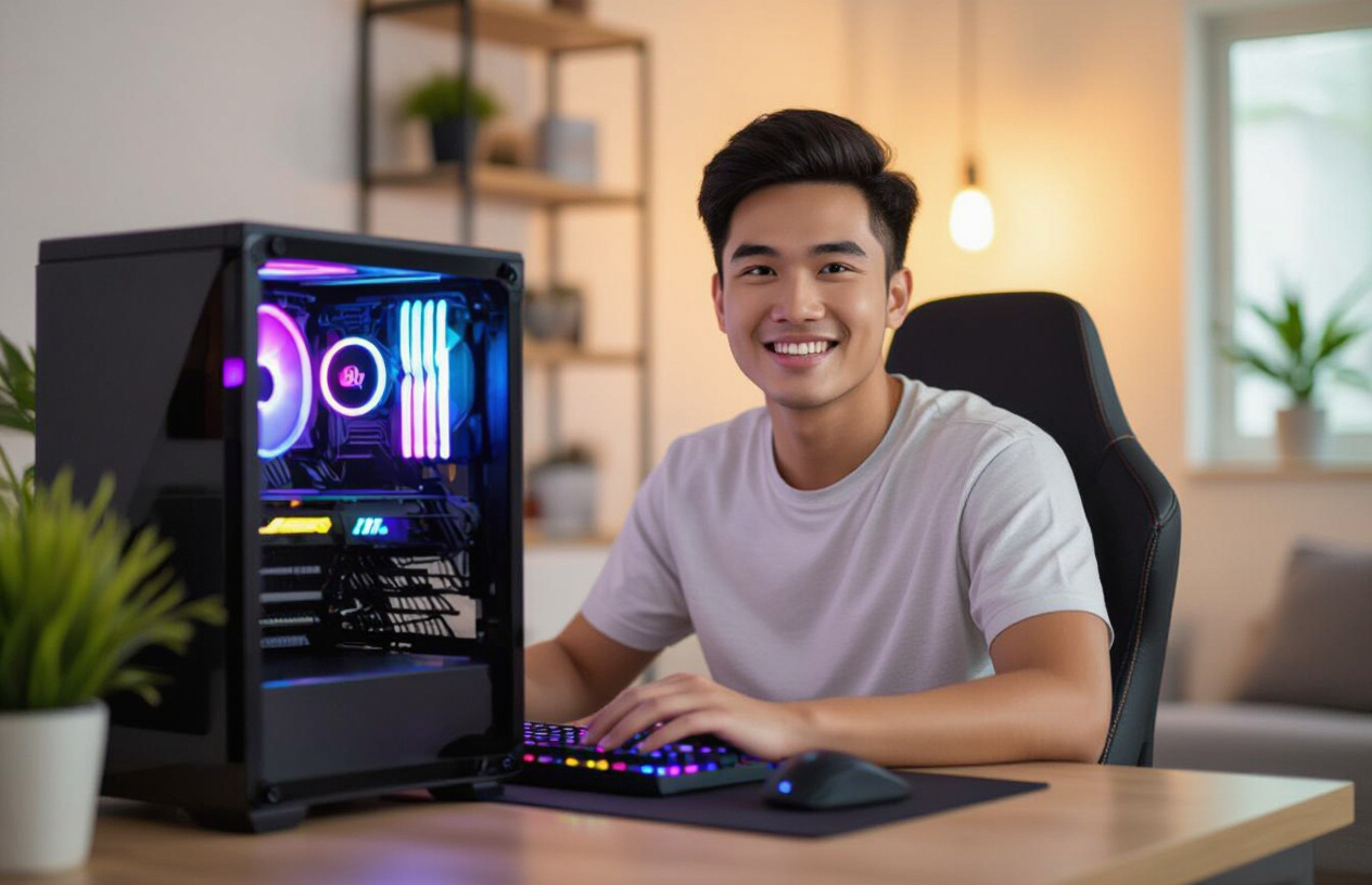 Khách Hàng Hài Lòng Với Pc Đã Nâng Cấp Tại Giồng Trôm