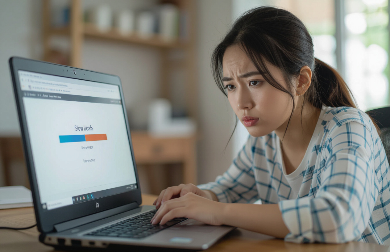 Người Dùng Laptop Hp Cũ Đang Gặp Khó Khăn Với Hiệu Suất Chậm