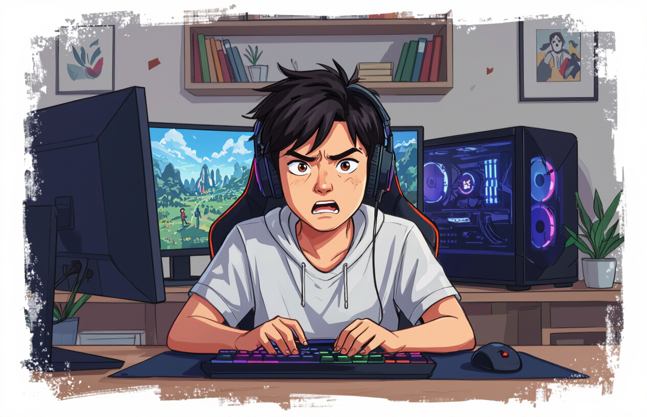 Game Thủ Việt Nam Đang Thất Vọng Vì Máy Tính Bị Giật Lag Khi Chơi Game.