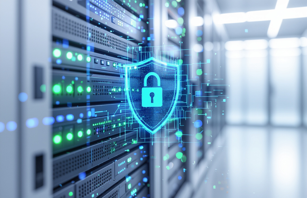 Hệ Thống Server Được Bảo Vệ An Toàn Với Tường Lửa Và Các Biện Pháp Bảo Mật Hiện Đại.