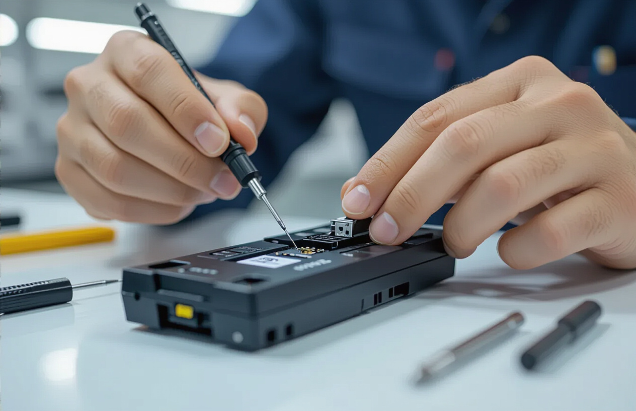 Kỹ Thuật Viên Máy Tính Bến Tre Đang Reset Hoặc Thay Thế Chip Mực Máy In Brother