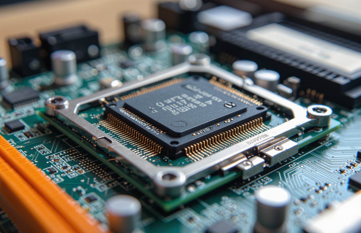 Hình Ảnh Cận Cảnh Chân Socket Cpu Trên Mainboard Bị Cong Vênh, Hư Hỏng