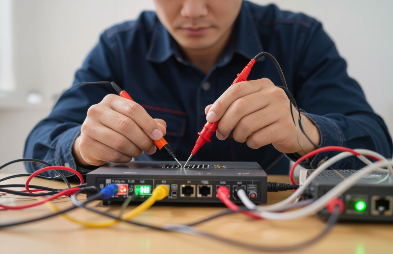 Kỹ Thuật Viên Máy Tính Bến Tre Kiểm Tra Thiết Bị Mạng