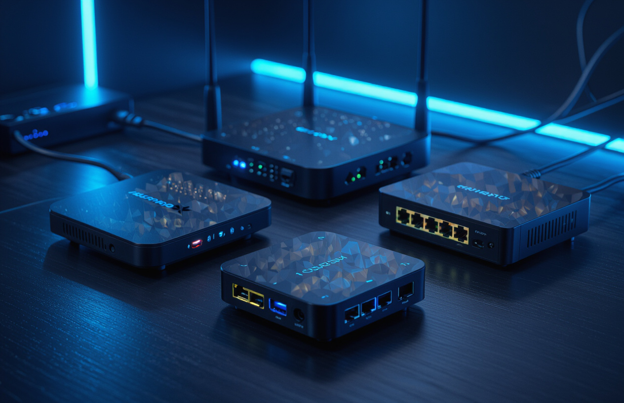 Thiết Bị Mạng Switch, Hub, Router Hiện Đại