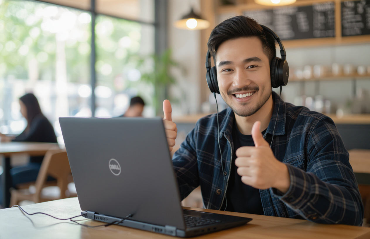 Khách Hàng Tại Bến Tre Hài Lòng Sau Khi Sửa Jack Tai Nghe Laptop Dell Inspiron 15 Tại Maytinhbentre.Com.
