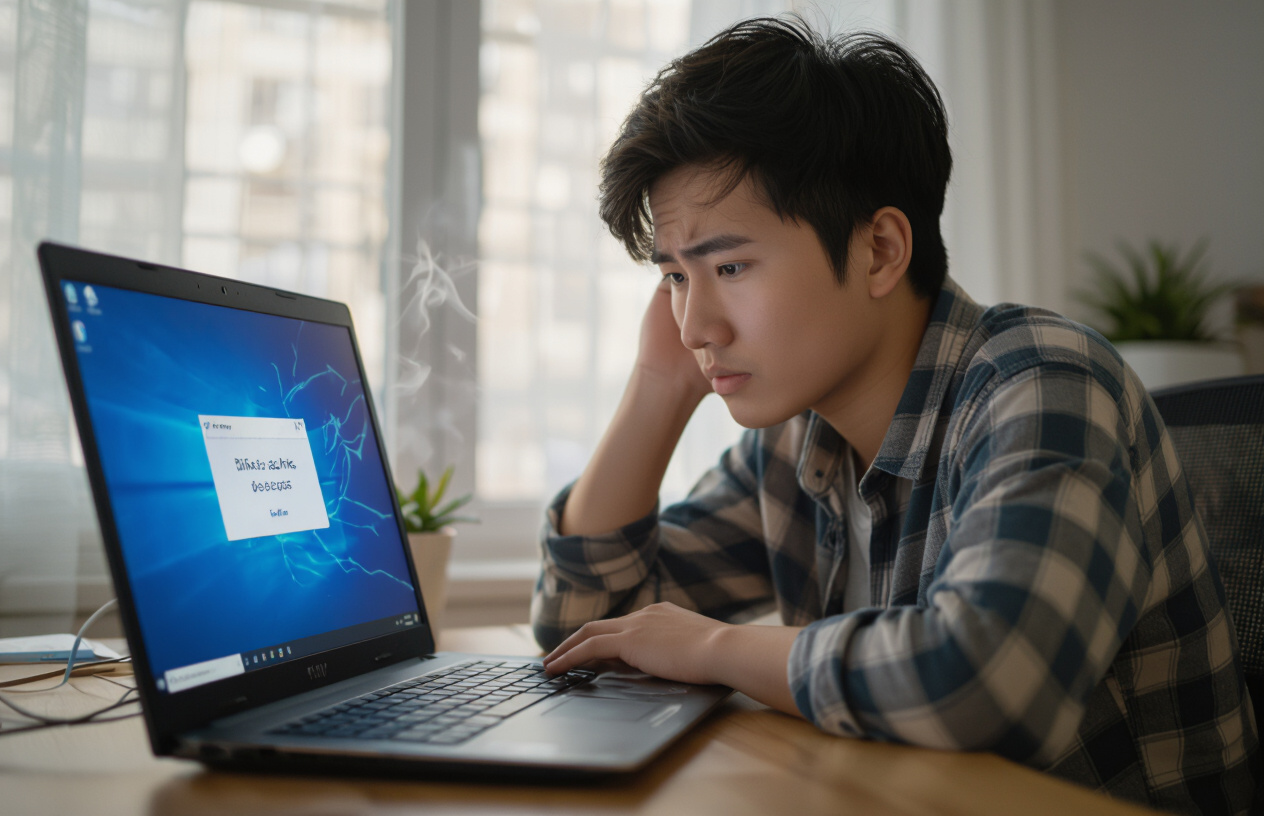 Máy Tính Xách Tay Bị Quá Nhiệt Và Màn Hình Xanh Lỗi.
