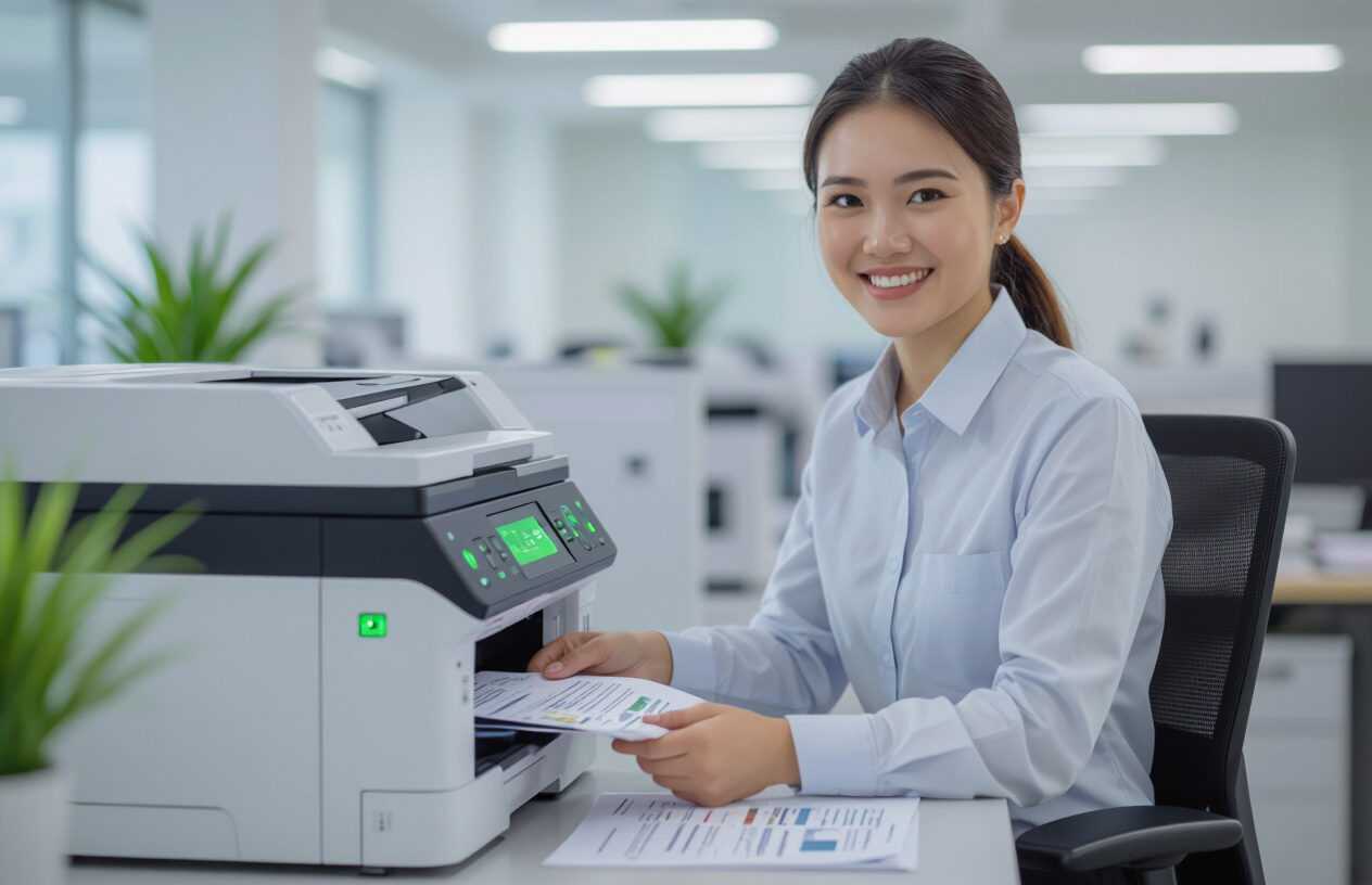 Máy In Hoạt Động Ổn Định Sau Khi Được Sửa Chữa Bởi Máy Tính Bến Tre