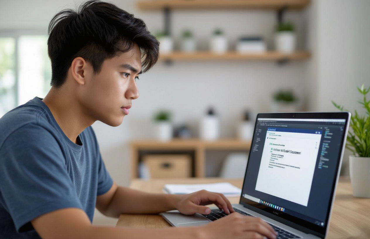 Người Dùng Máy Tính Tại Bến Tre Đang Gặp Lỗi Không Thể Tạo Hoặc Xóa Thư Mục, Thể Hiện Sự Bối Rối Và Cần Giúp Đỡ.