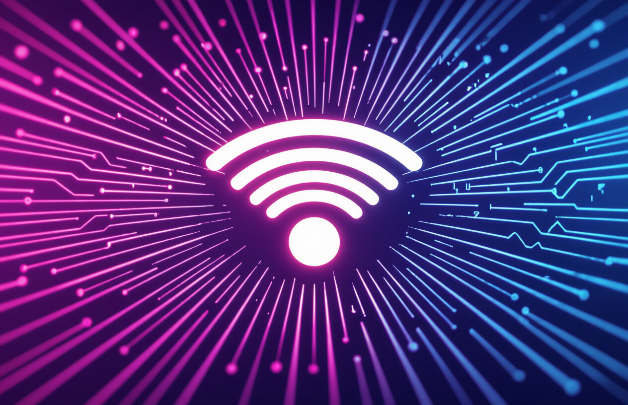 Biểu Đồ Minh Họa Tín Hiệu Wifi Mạnh Mẽ, Ổn Định
