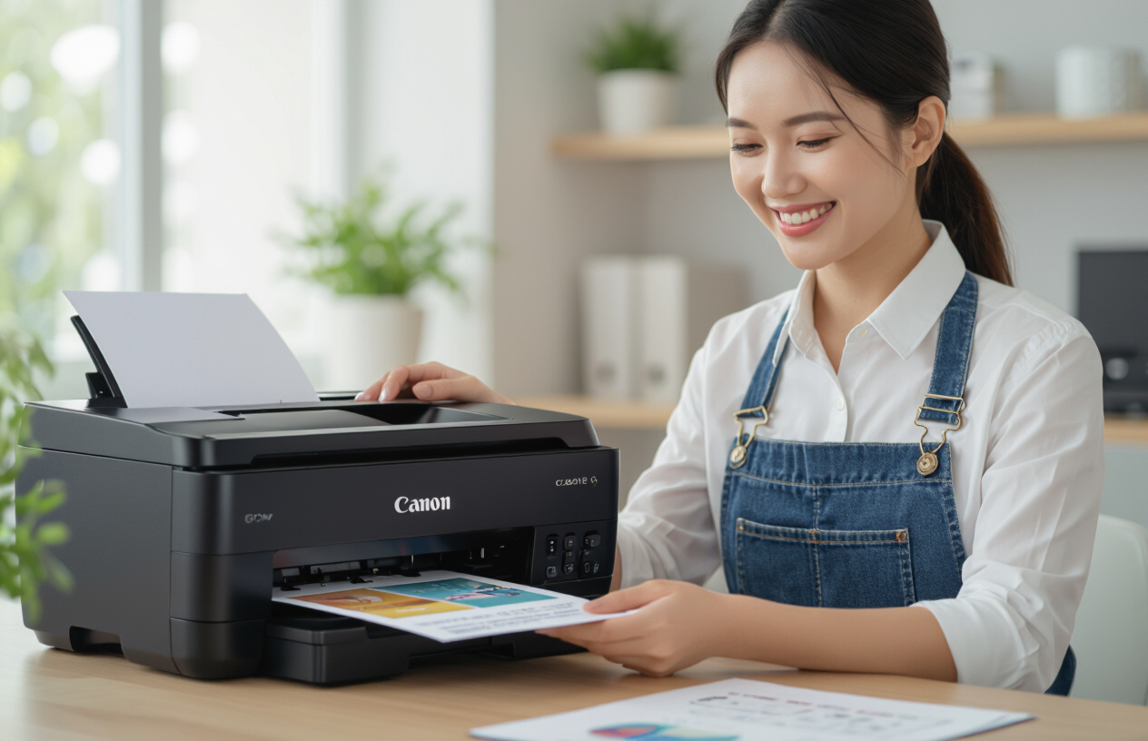 Máy In Canon G3010 Đã Được Sửa Lỗi Mực Khô Và Hoạt Động Tốt Bởi Máy Tính Bến Tre