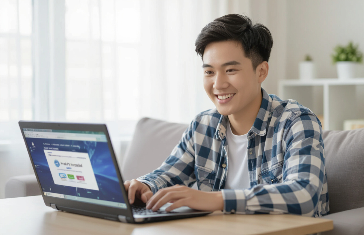 Khách Hàng Hài Lòng Khi Laptop Đã Được Sửa Chữa Xong Tại Nhà