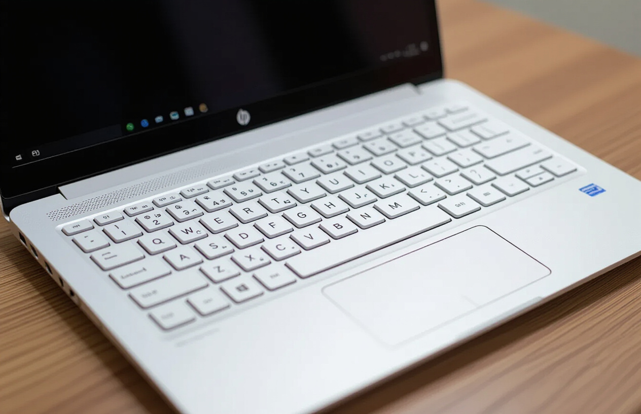 Một Chiếc Laptop Hp Với Bàn Phím Mới, Sạch Sẽ Sau Khi Được Thay Thế Tại Bến Tre