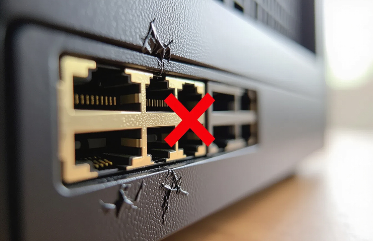 Cổng Mạng Lan Trên Máy Tính Pc Bị Cháy, Hỏng