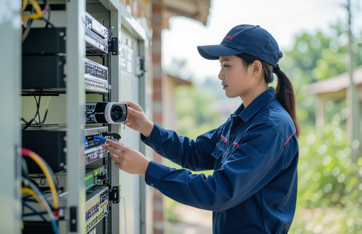 Kỹ Thuật Viên Máy Tính Bến Tre Lắp Đặt Hệ Thống Camera Cho Trang Trại