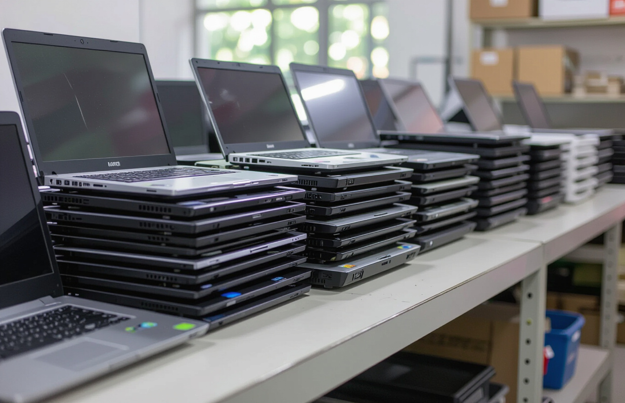 Kho Laptop Cũ Máy Tính Bến Tre Chờ Được Xử Lý.